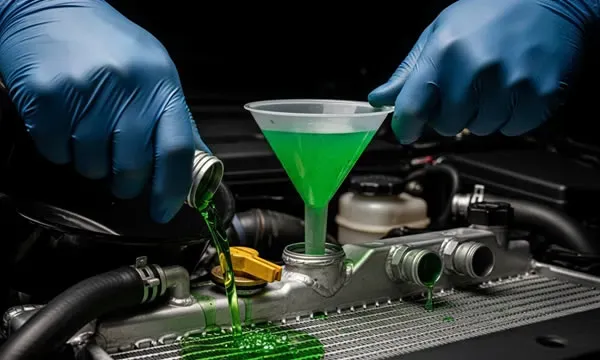 Coolant system service and flushing in Dubai