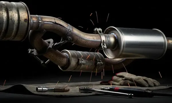 Exhaust system repair and inspection in Dubai